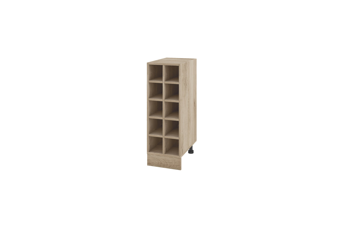 City AR-47 Base Kitchen Cabinet with Bottle Rack, Sonoma Arven