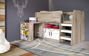 Bed with Desk and Dresser City 5023