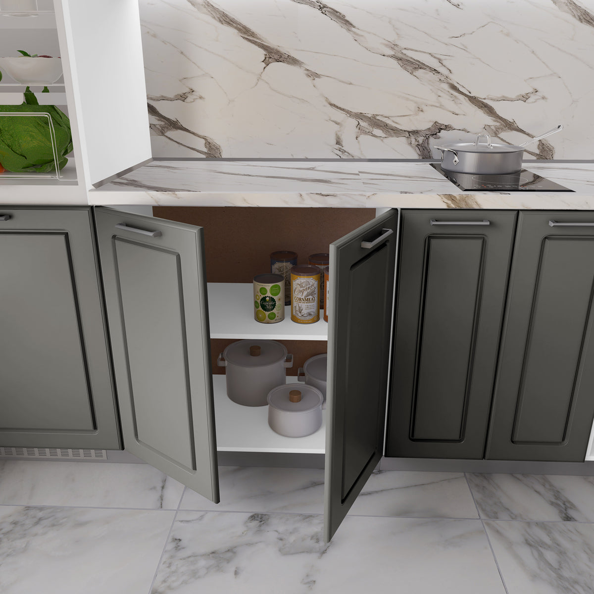 Kitchen "City 9169" with MDF doors