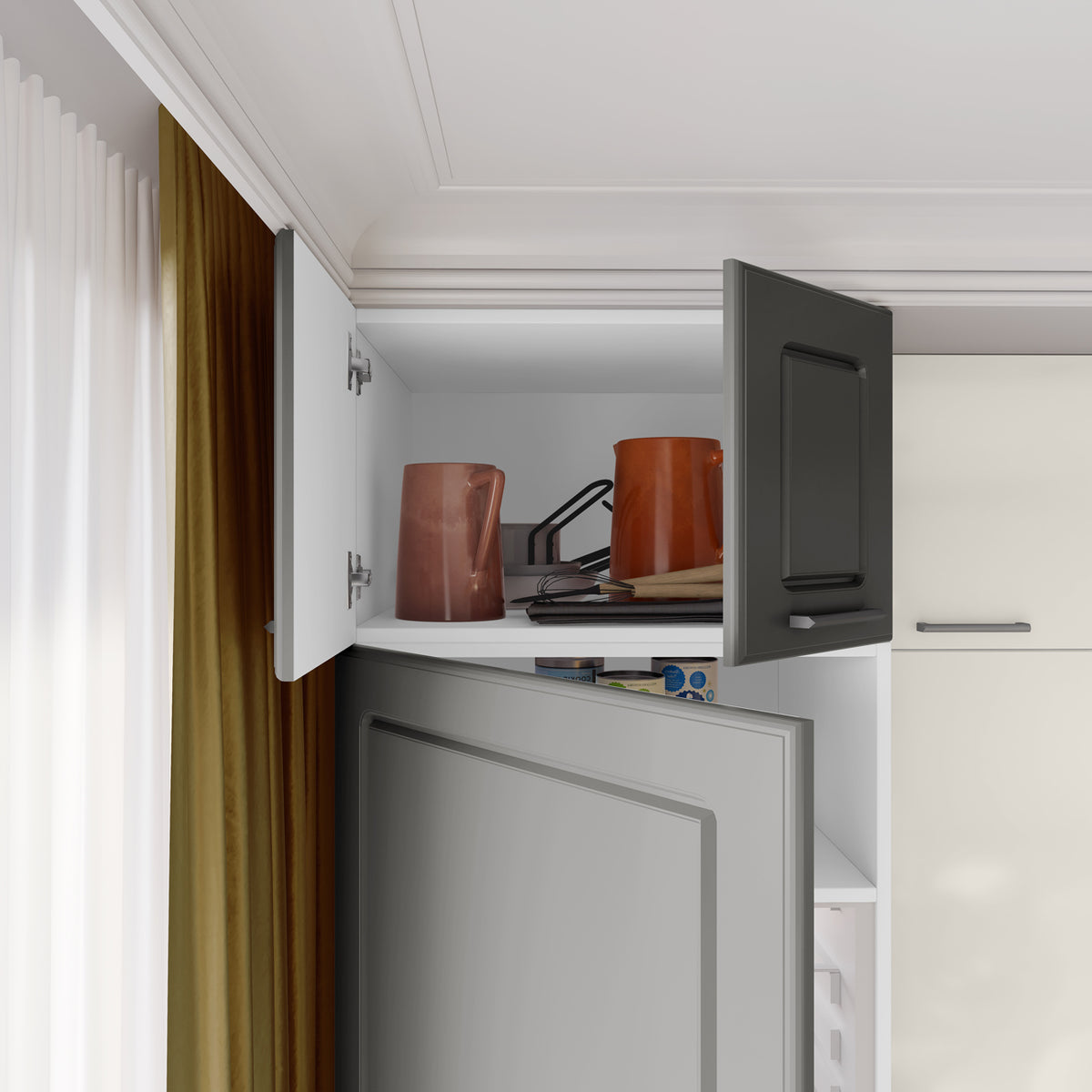 Kitchen "City 9169" with MDF doors