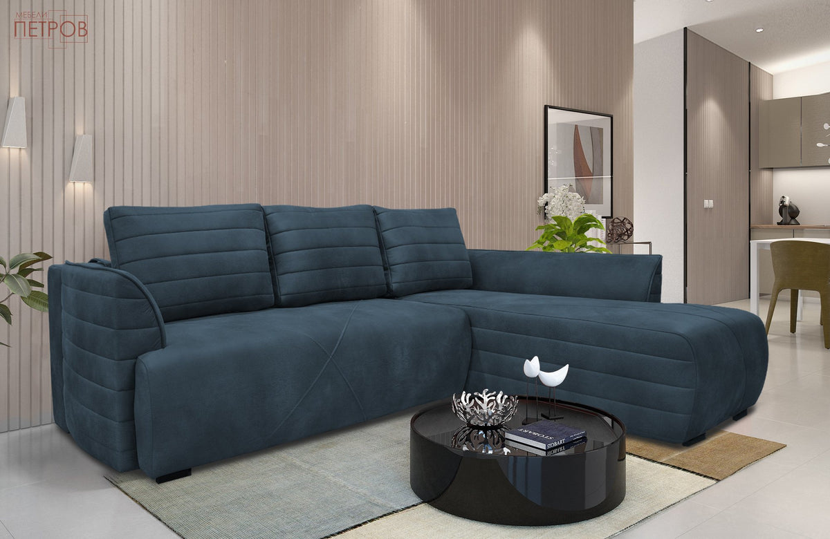 Corner Sofa "Dallas" with Pocket Mattresses
