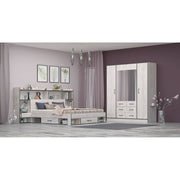 Light Bedroom Set - Blanco Oak/Anthracite