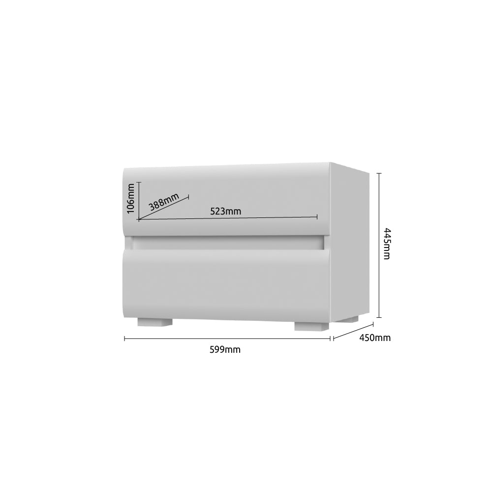 Nightstand INVICTUS NS2/IC