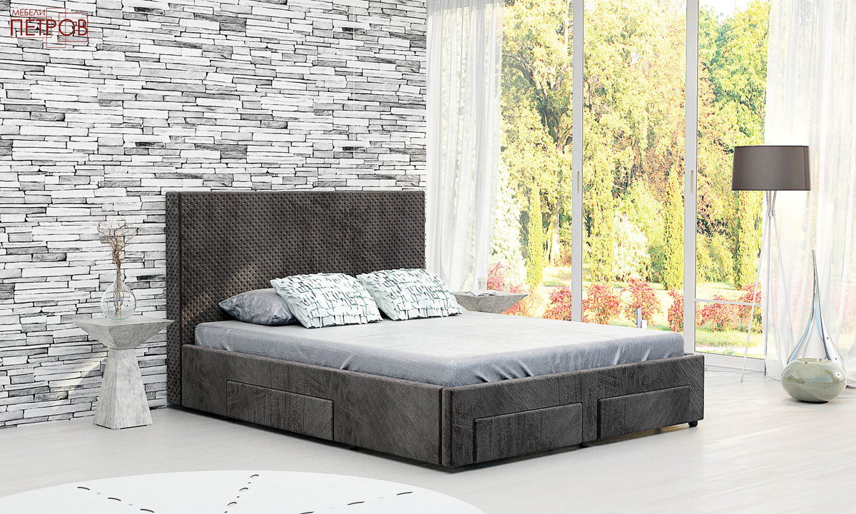 Upholstered Bed "Velato"